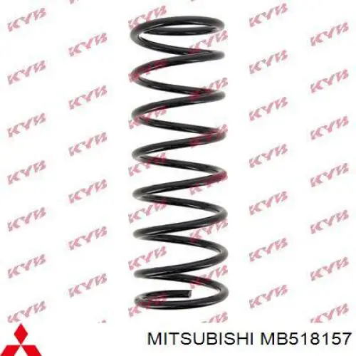 MB518157 Mitsubishi пружина передня