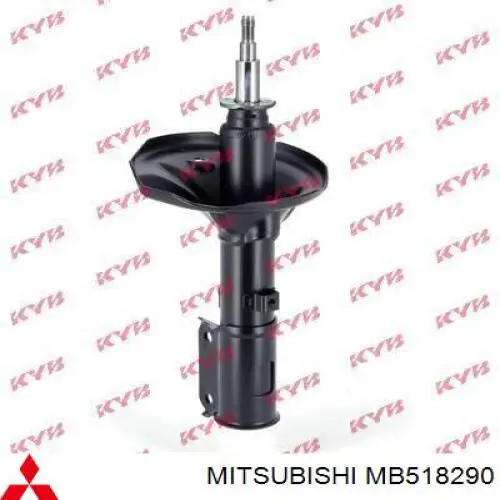 Стойка амортизатора передняя Mitsubishi MB518290 ціна, від 44.03 USD