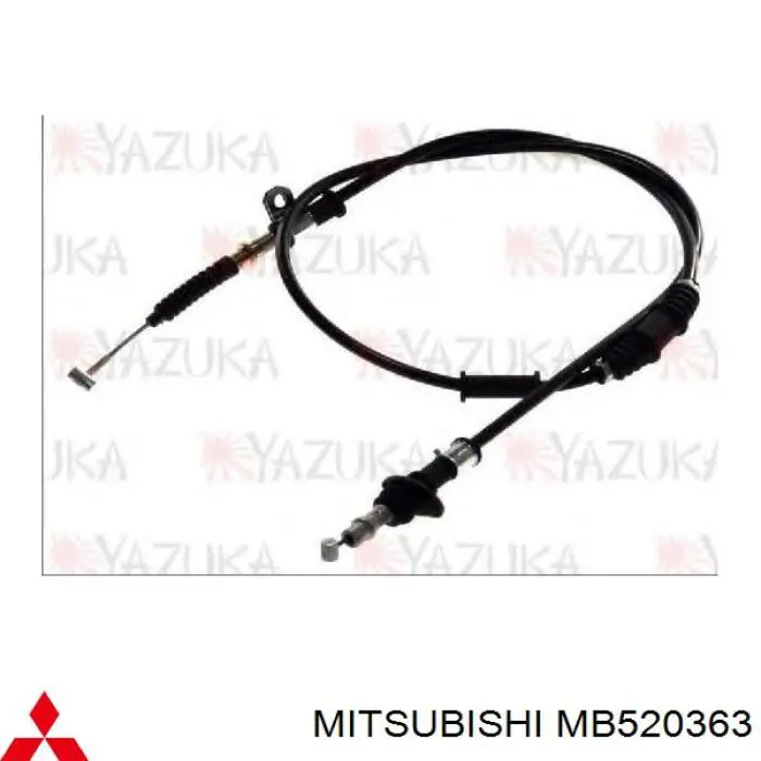 Купити MB520363 Mitsubishi Трос ручного гальма задній, правий