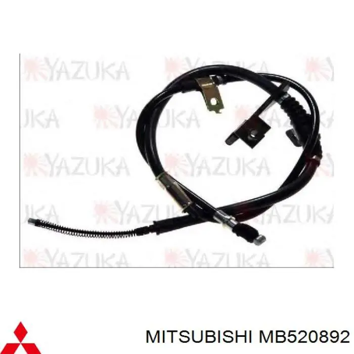 Купити MB520892 Mitsubishi Трос ручного гальма задній, лівий