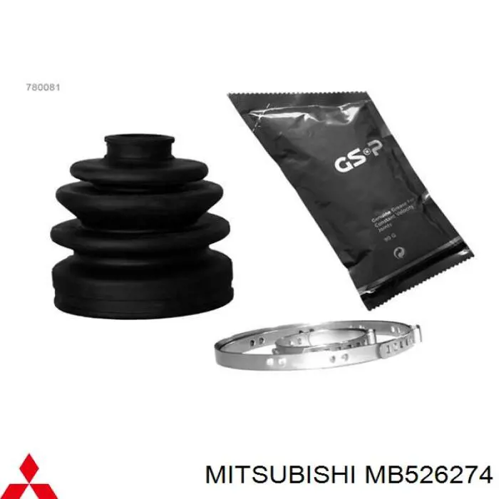 Пильник шарніра кутових швидкостей зовнішній передній Mitsubishi MB526274 ціна, від 5.88 USD