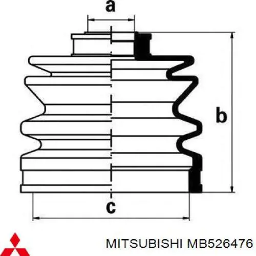 Пильник ШРУСа зовнішній 492091 Maxgear