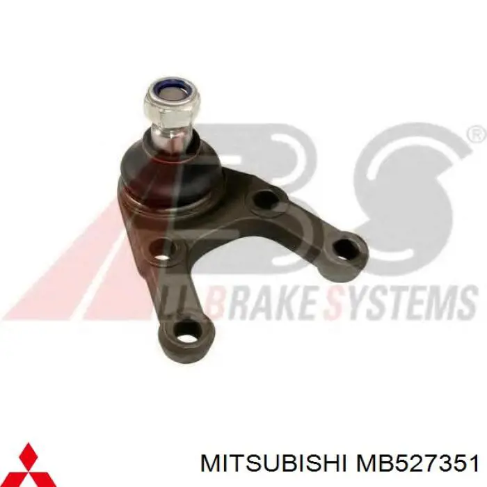 Кульова опора, нижня, ліва MB527351 Mitsubishi