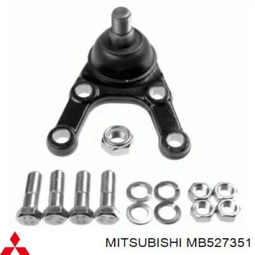 MB527351 Mitsubishi Кульова опора, нижня, ліва