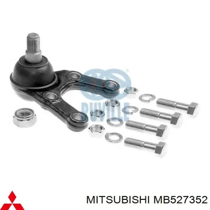 Кульова опора, нижня, права Mitsubishi MB527352 ціна, від 20.81 USD