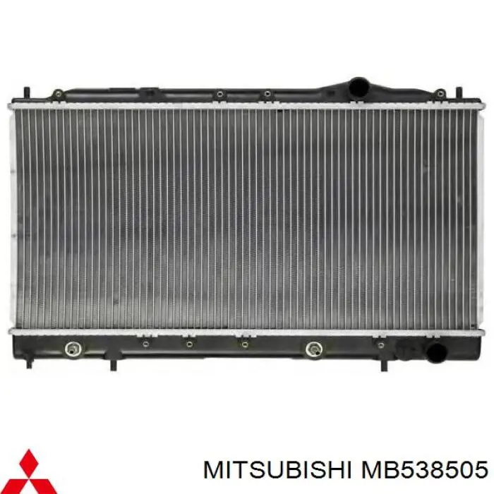 Радіатор основний Mitsubishi MB538505 ціна, від 66.34 USD