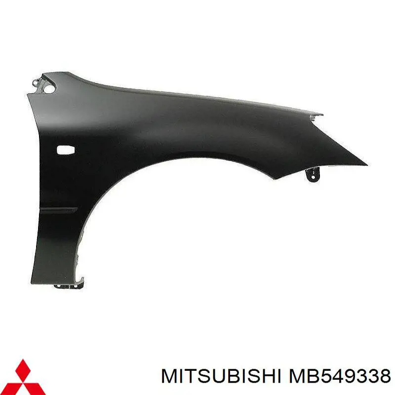 MB549338 Mitsubishi крило переднє праве