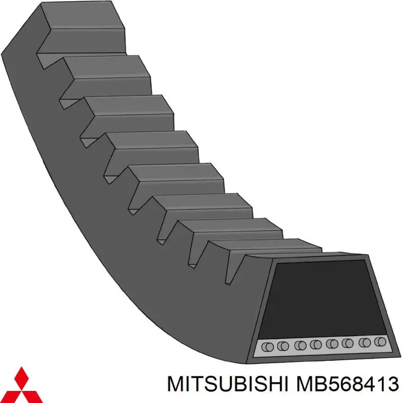 MB568413 Mitsubishi Поліклиновий ремінь