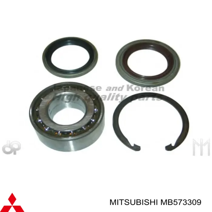 Сальник передньої маточини, внутрішній Mitsubishi MB573309 ціна, від 4.09 USD