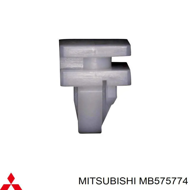 MB575774 Mitsubishi Кліпса бампера переднього