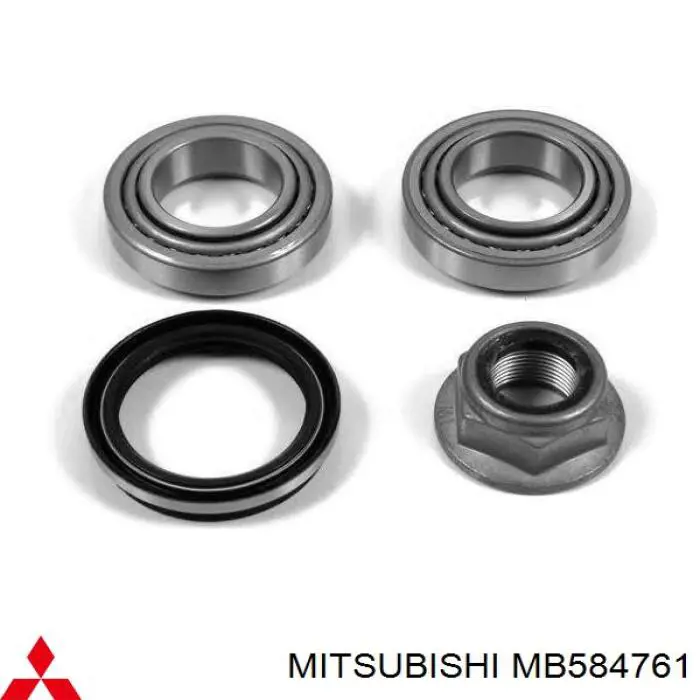 Підшипник маточини задньої Mitsubishi MB584761 ціна, від 8.87 USD
