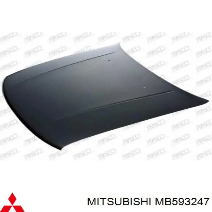 Капот на Mitsubishi Colt III 