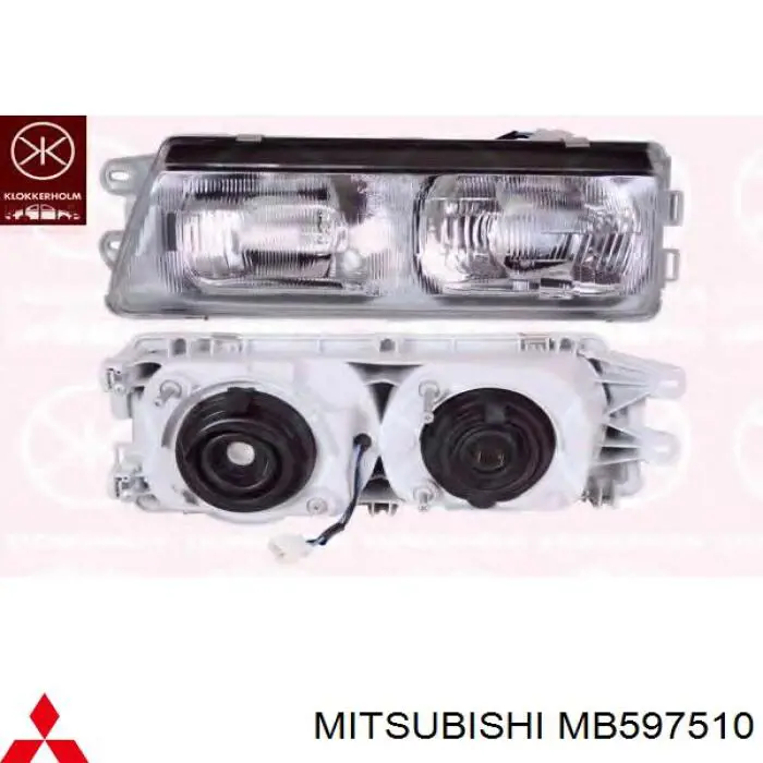 Фара правая Mitsubishi MB597510 ціна, від 64.84 USD