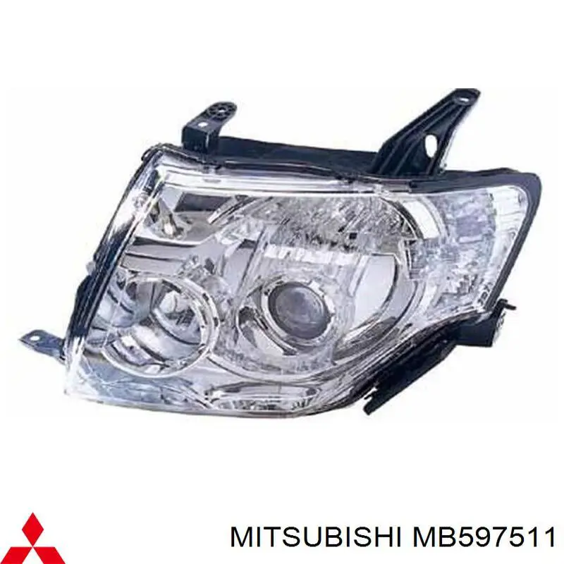 Купити MB597511 Mitsubishi Основна фара в зборі ліва