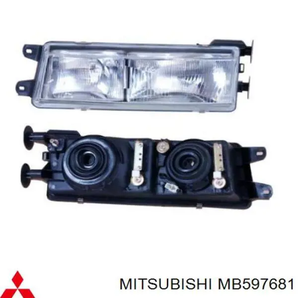 Фари Mitsubishi MB597681 ціна, від 71.26 USD