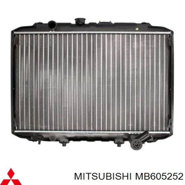 Радіатор основний Mitsubishi MB605252 ціна, від 105.50 USD