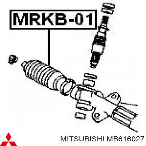 Пильник рульового механізму/рейки, правий RP2044 NIPPON MOTORS