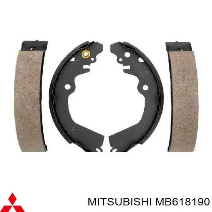 Колодки гальмові задні, барабанні Mitsubishi MB618190 ціна, від 16.55 USD