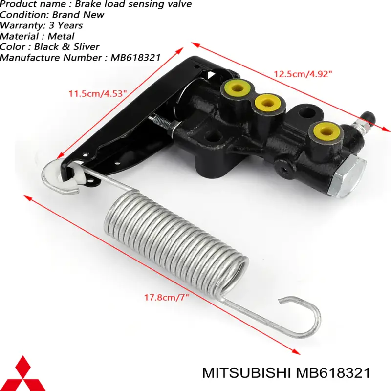 Регулятор тиску гальм/Регулятор гальмівних сил Mitsubishi L 200 (K60, K70) (Міцубісі Л200)