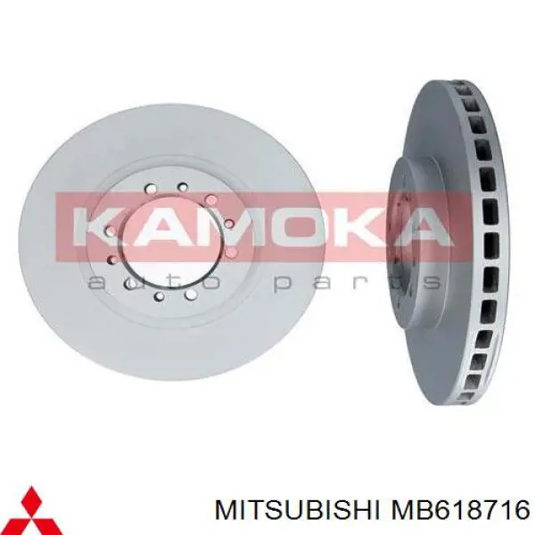 Диск гальмівний передній Mitsubishi MB618716