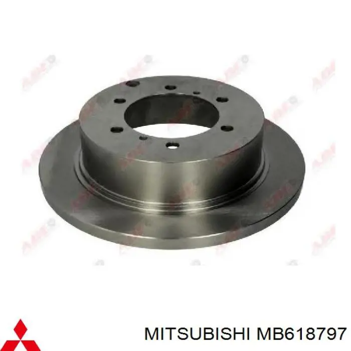 MB618797 Mitsubishi диск гальмівний задній