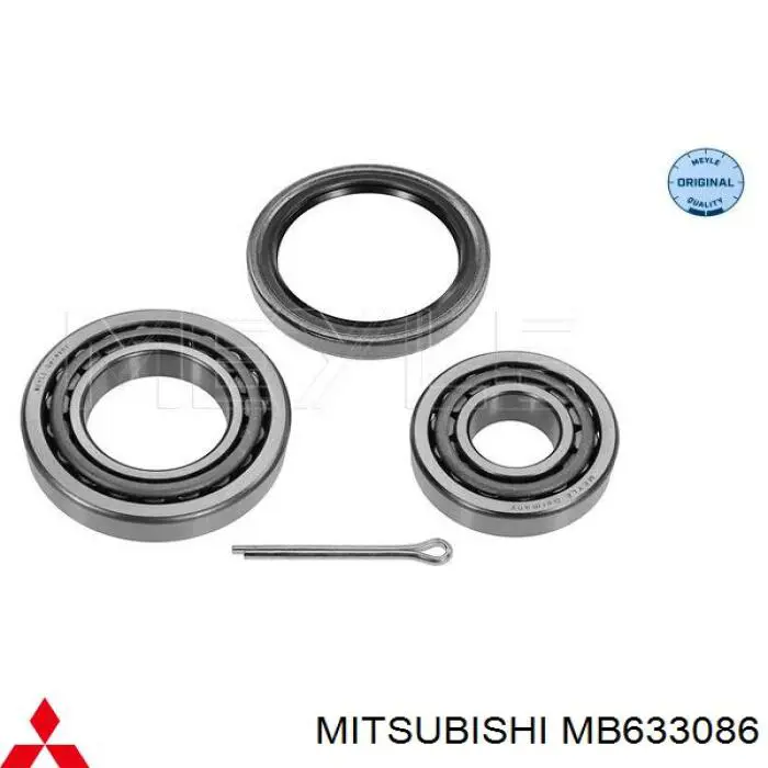 Передній підшипник колеса Mitsubishi MB633086 ціна, від 8.28 USD