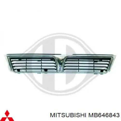 MB646843 Mitsubishi Решітка радіатора