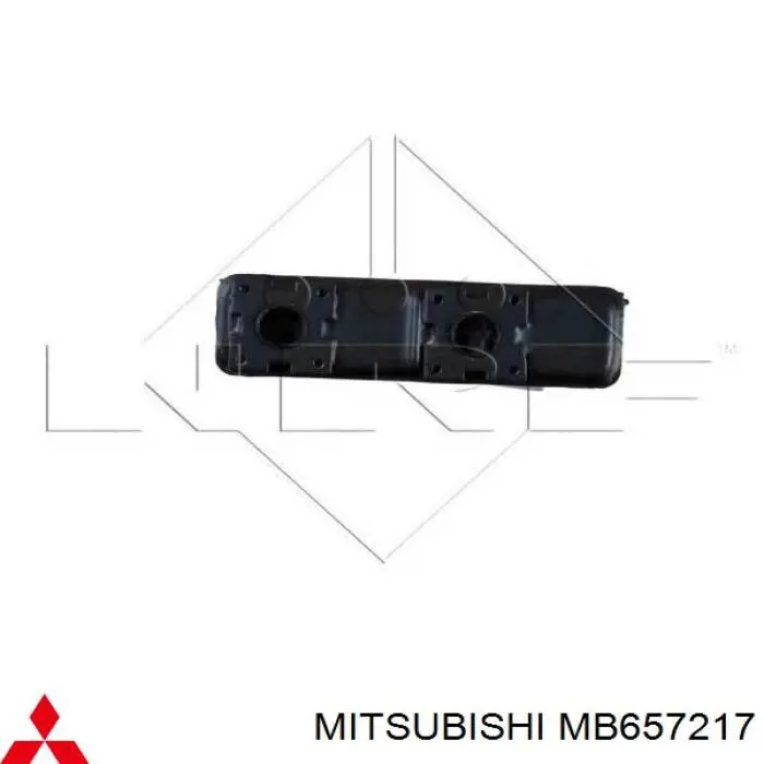 Радіатор пічки MB657217 Mitsubishi