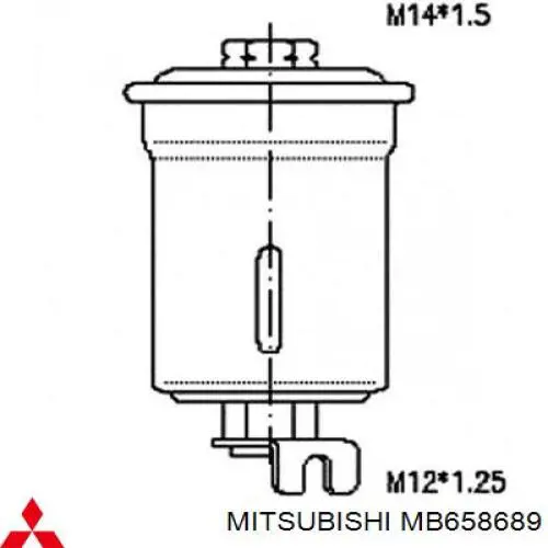 Паливний фільтр MB658689 Mitsubishi