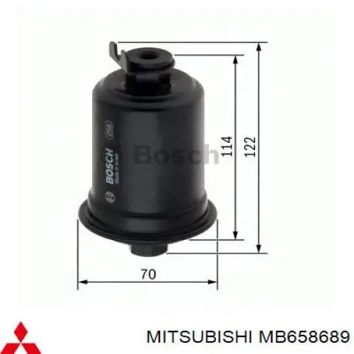 Фільтр тонкого очищення палива Mitsubishi MB658689 ціна, від 7.23 USD