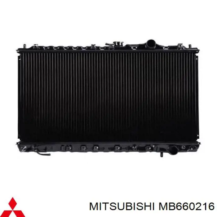 MB660216 Mitsubishi радіатор охолодження двигуна