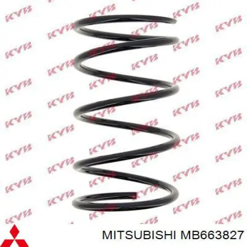 Купити MB663827 Mitsubishi Задні пружини