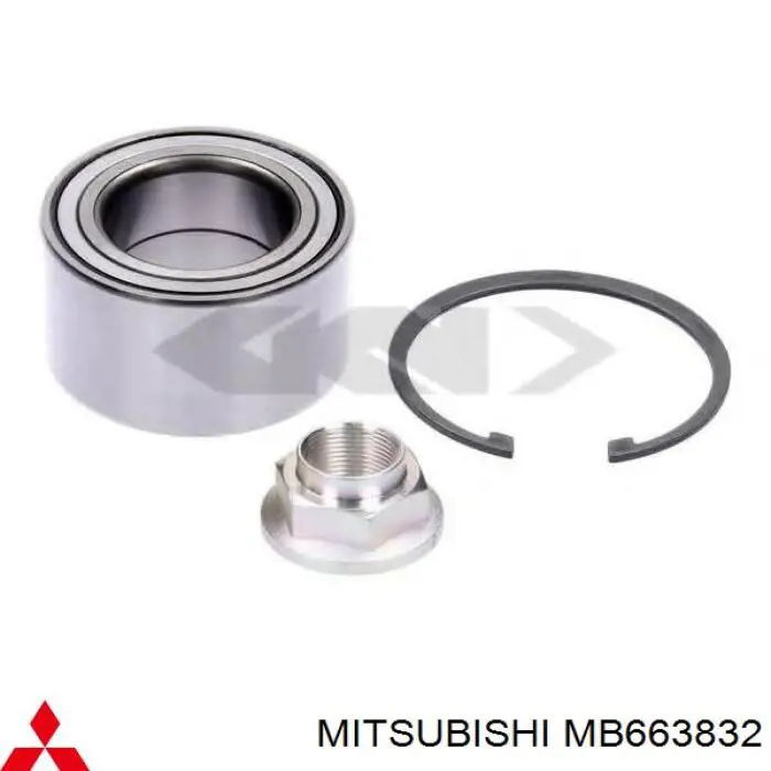 Купити MB663832 Mitsubishi Кільце стопорне підшипника задньої маточини