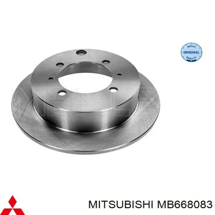 Купити MB668083 Mitsubishi Диск заднього гальма