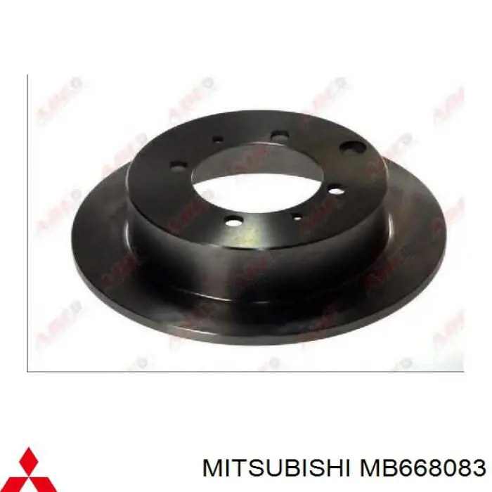 MB668083 Mitsubishi диск гальмівний задній
