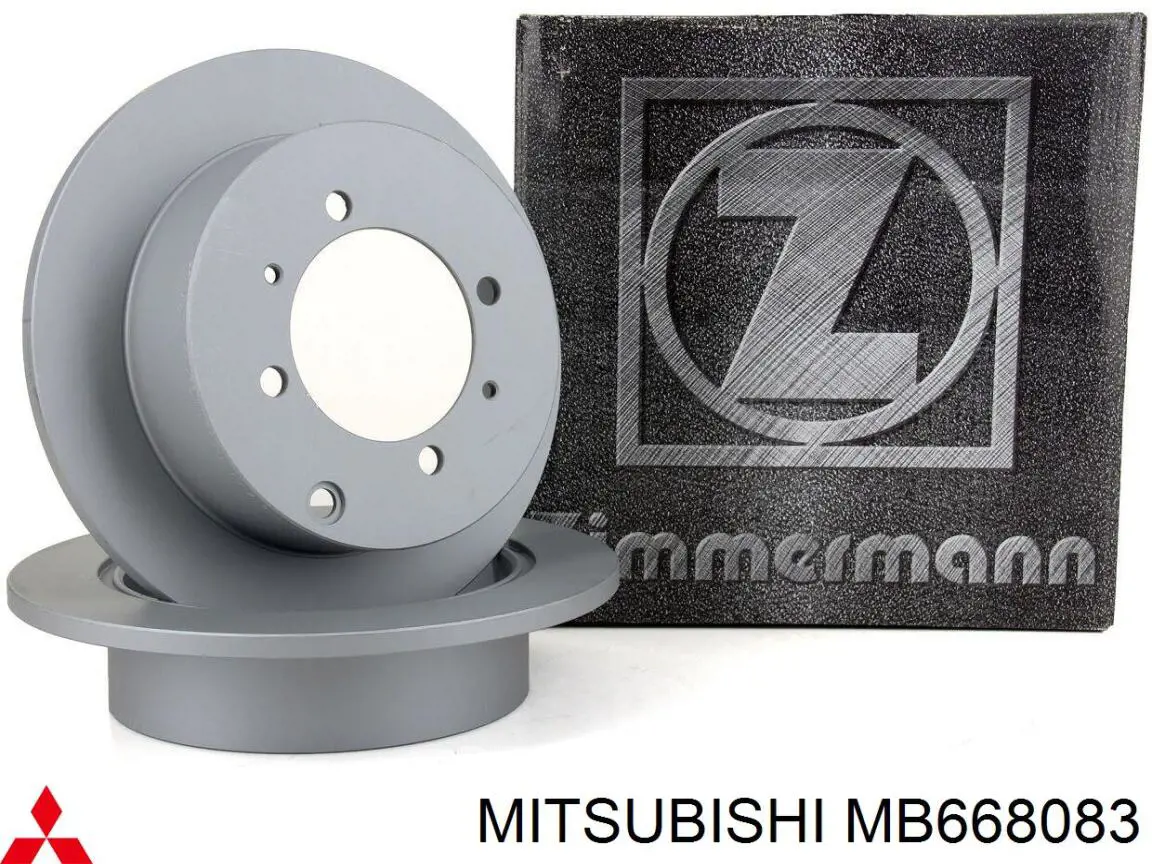 Задні дискові гальма Mitsubishi MB668083 ціна, від 13.32 USD
