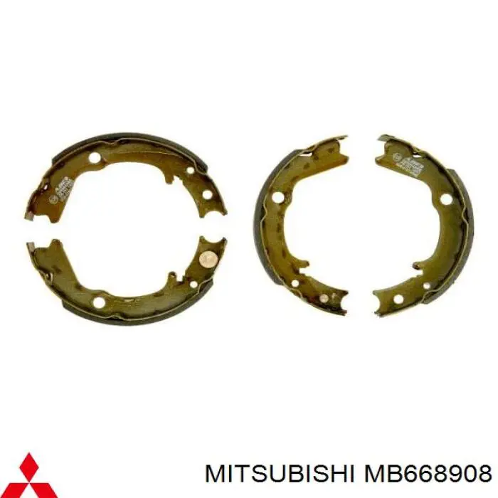 Колодки гальмові задні, барабанні Mitsubishi MB668908 ціна, від 19.22 USD