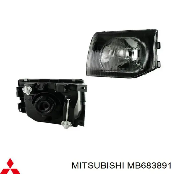 Купити MB831067 Mitsubishi Основна фара в зборі ліва