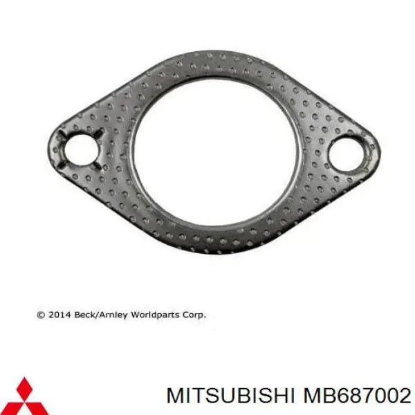 Прокладка прийомної труби глушника Mitsubishi MB687002 ціна, від 4.03 USD