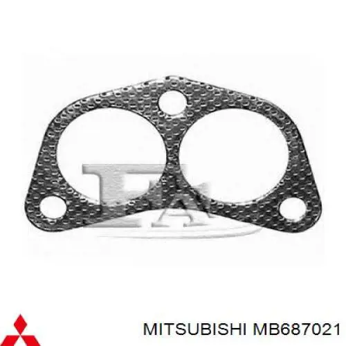 Прокладка прийомної труби глушника Mitsubishi MB687021 ціна, від 1.81 USD
