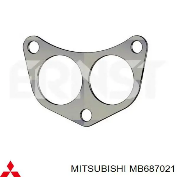 Прокладка прийомної труби глушника MB687021 Mitsubishi