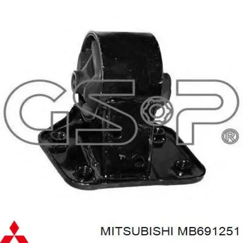 MB691251 Mitsubishi Права подушка мотора