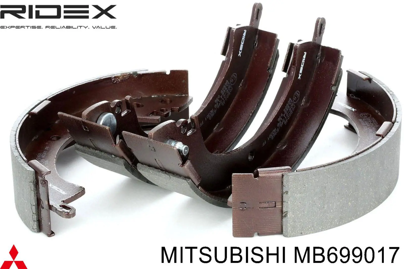 Купити MB699017 Mitsubishi Колодки гальмові задні, барабанні