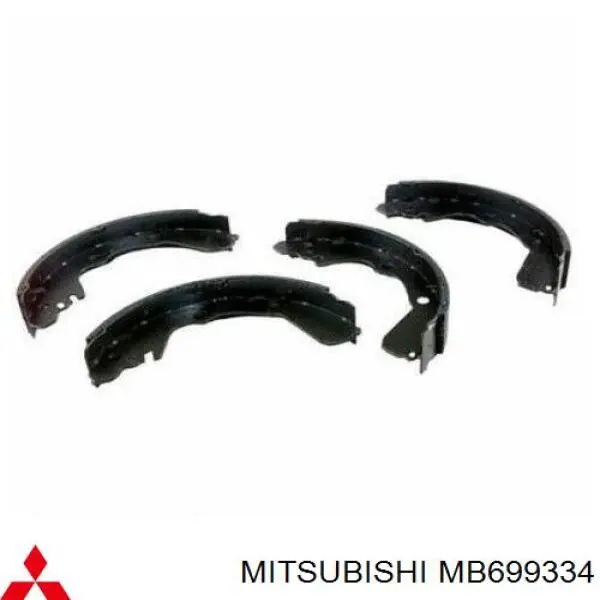 Колодки гальмові задні, барабанні MB699334 Mitsubishi