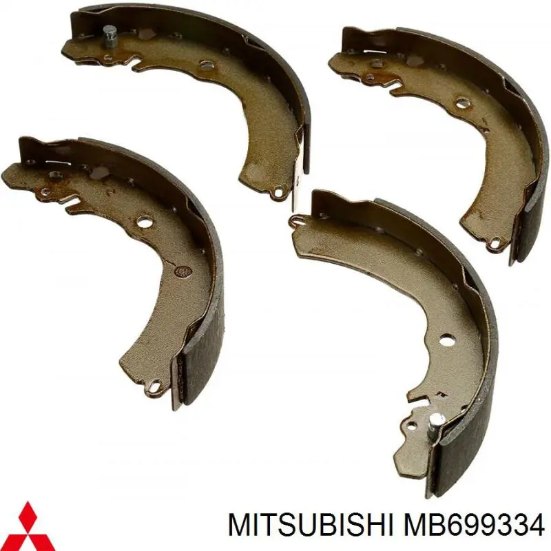 Колодки гальмові задні, барабанні Mitsubishi MB699334 ціна, від 16.55 USD