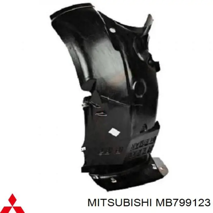 MB799123 Mitsubishi Праве дзеркало заднього виду