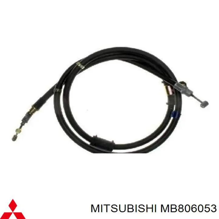 Трос стоянкового гальма задній правий Mitsubishi MB806053 ціна, від 5.07 USD