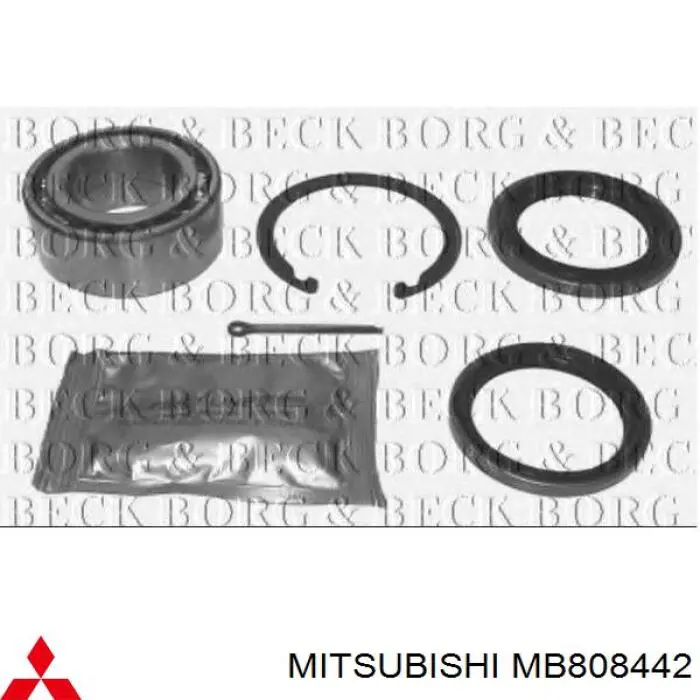 Купити MB808442 Mitsubishi Підшипник ступиці передньої