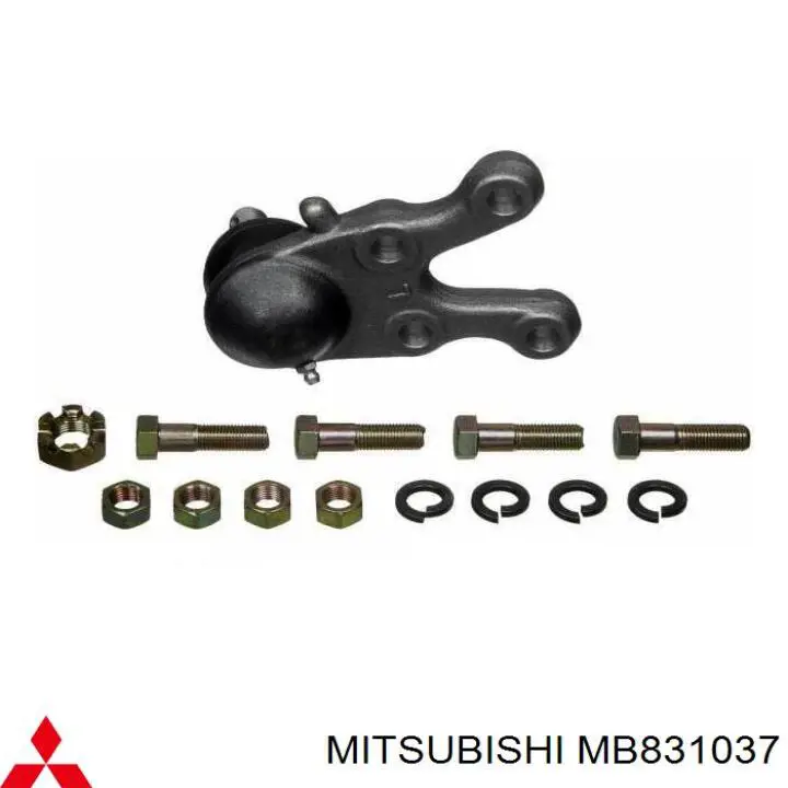 Кульова опора, нижня, ліва Mitsubishi MB831037 ціна, від 22.52 USD