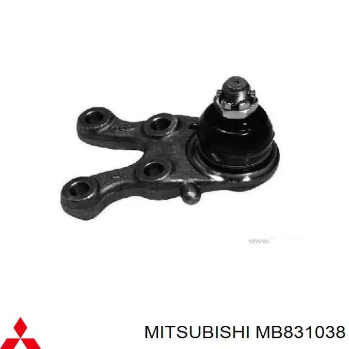 Кульова опора, нижня, права Mitsubishi MB831038 ціна, від 26.16 USD